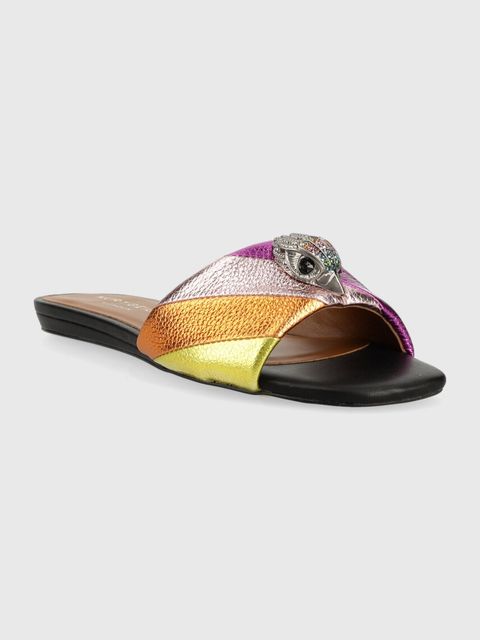 Kurt Geiger London klapki skórzane Kensington damskie 8496169109