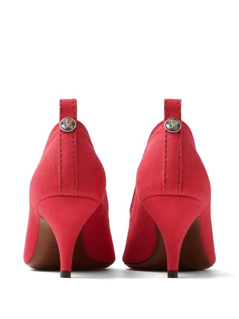 Versace Tina denim pumps 65 mm - Red