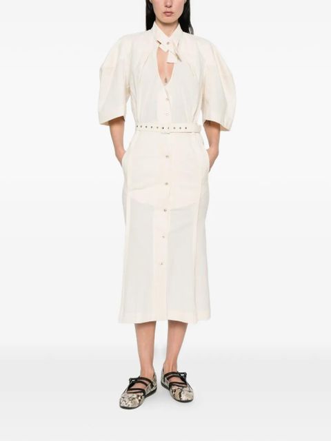 Vivienne Westwood belted loop midi dress - Neutrals - zdjęcie produktu nr 2
