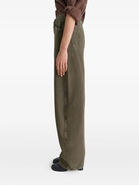LEMAIRE curved jeans - Green