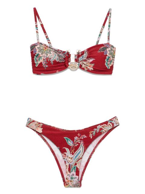 ZIMMERMANN Rhiannon Knot bikini set - Red