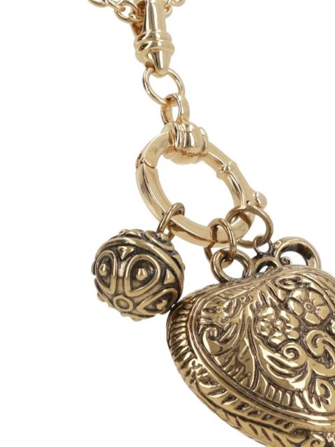 Chloé heart-pendant necklace - Gold