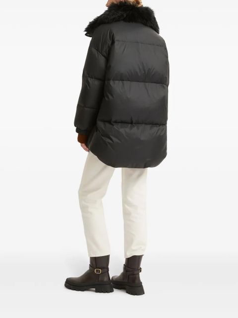 Yves Salomon padded-design coat - Black - zdjęcie produktu nr 2