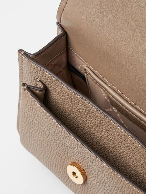 MICHAEL Michael Kors torebka skórzana kolor beżowy 32T4GC7C1T