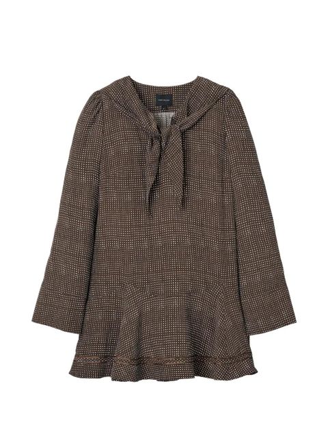 Marc Jacobs Sailor polka-dot mini dress - Brown - zdjęcie produktu nr 1