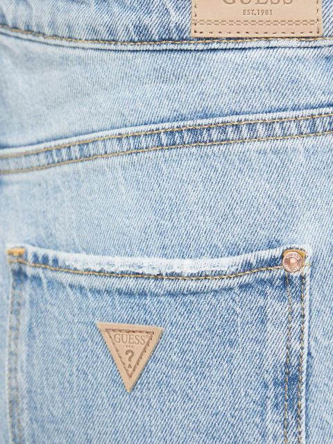 Guess jeansy damskie kolor niebieski WBGA98 D4K30