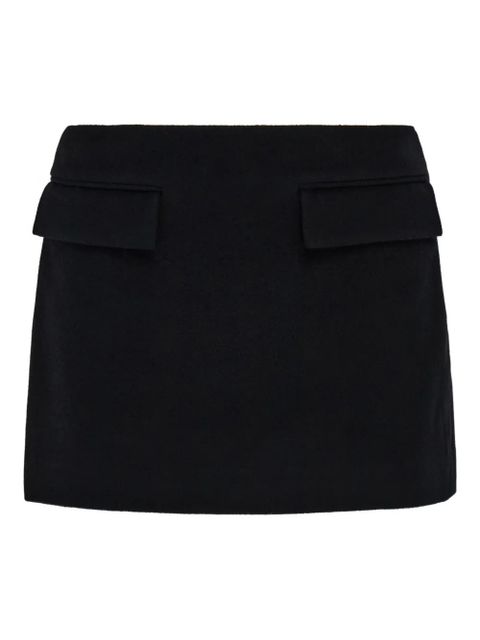 Ferragamo flap-pocket mini skirt - Black