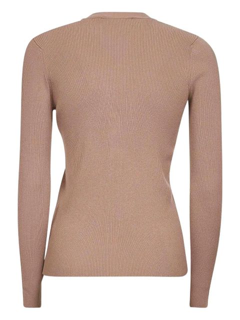 Weekend Max Mara ribbed v-neck cardigan - Neutrals - zdjęcie produktu nr 2