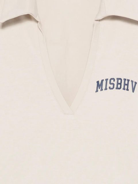 MISBHV polo neck top - Neutrals