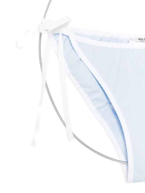 Miu Miu tie-side briefs - Blue