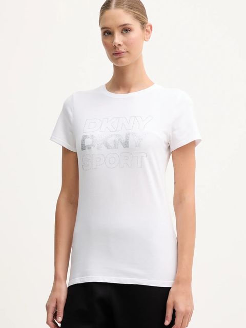 Dkny t-shirt damski kolor biały DP5T1333 - zdjęcie produktu nr 1
