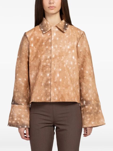 St. Agni Fawn-print jacket - Brown - zdjęcie produktu nr 1