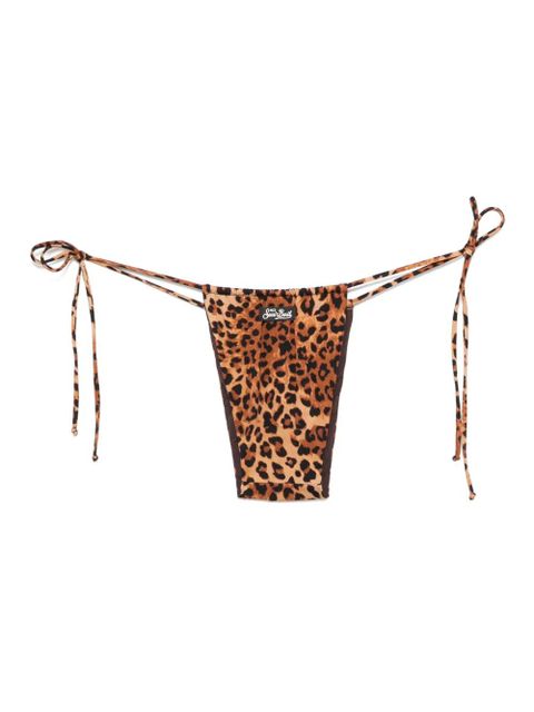 MC2 Saint Barth leopard-print bikini bottoms - Brown - zdjęcie produktu nr 2