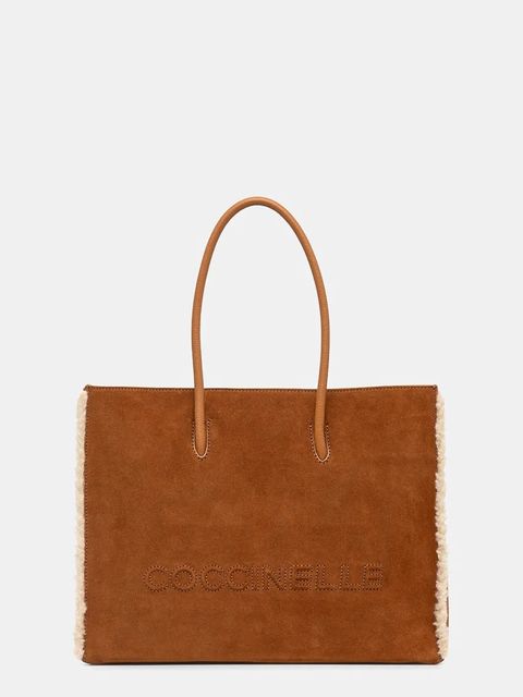 Coccinelle torebka COCCINELLEMYRTHA ECO SHE. kolor brązowy E1 RXK 18 02 01