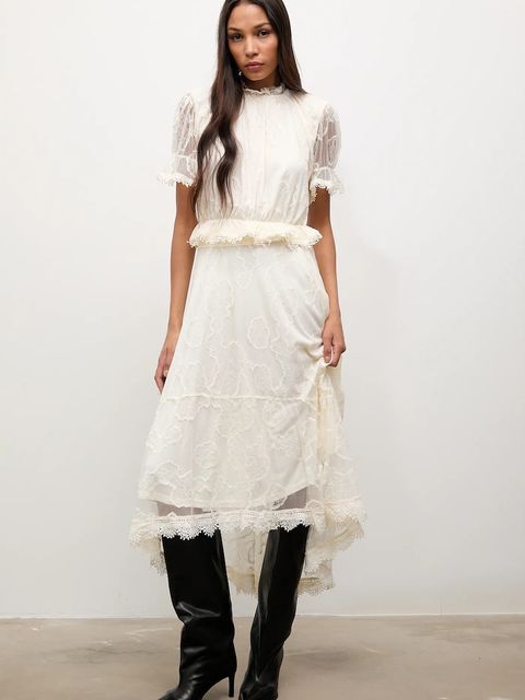 Answear.LAB bluzka damska kolor beżowy gładka - zdjęcie produktu nr 2