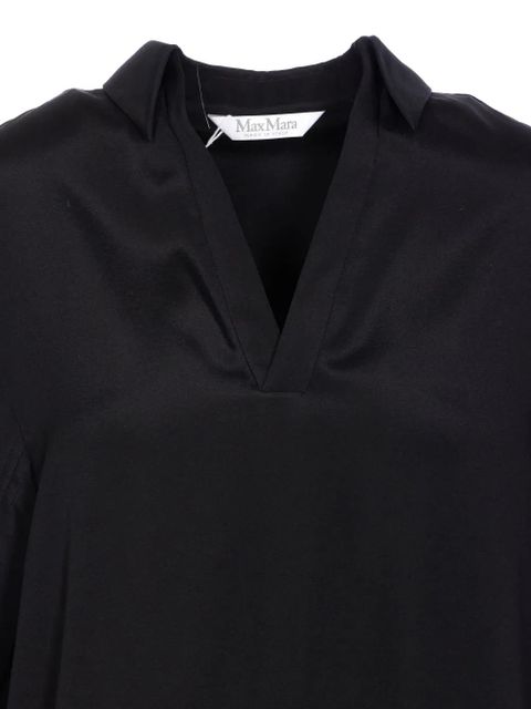 Max Mara buttoned-cuff tunic top - Black