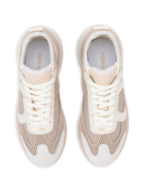 Ferragamo net detail sneakers - Neutrals