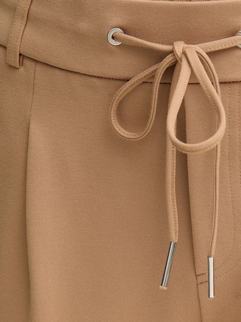 United Colors of Benetton spodnie damskie kolor zielony proste high waist 4DI4DF00J