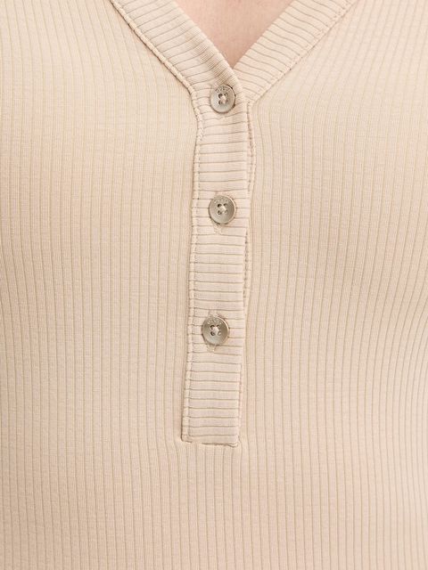 Guess longsleeve LENA kolor beżowy W5YP12 KCTC2