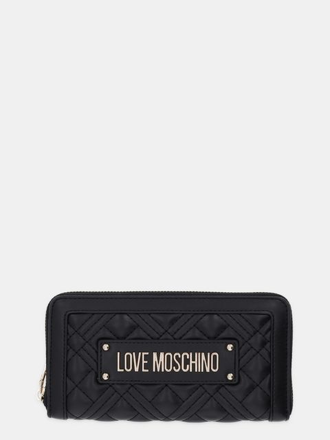 Love Moschino portfel damski kolor czarny JC5600PP0NLA0000 - zdjęcie produktu nr 1