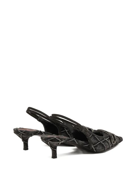 Diesel 40mm D-Venus SB heeled pumps - Black