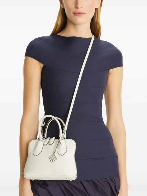 Tory Burch mini Swing leather satchel - White