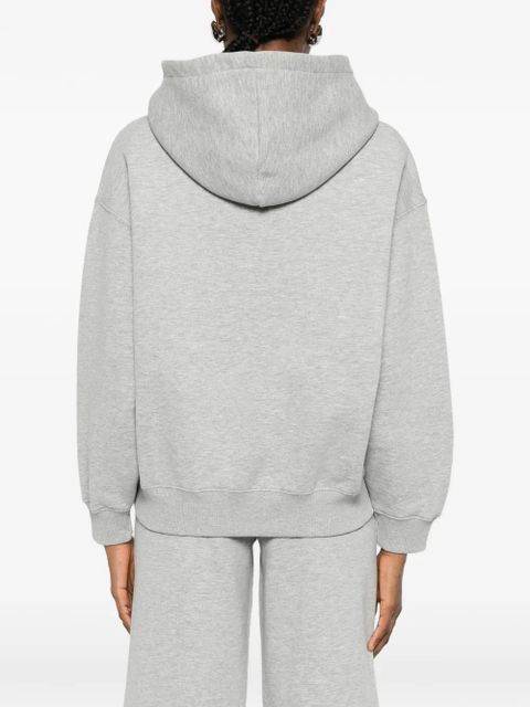 ANINE BING Jaci logo-detail hoodie - Grey