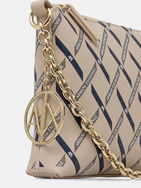 Armani Exchange torebka kolor beżowy XW000399 AF17155