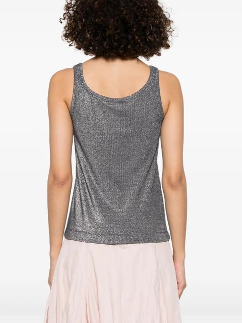 PINKO knitted tank top - Blue - zdjęcie produktu nr 2