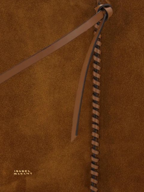 ISABEL MARANT Tampa suede shoulder bag - Brown