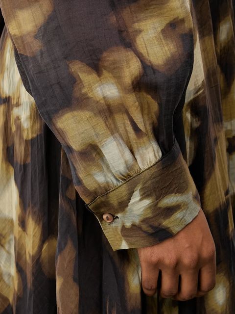 Answear.LAB koszula damska kolor zielony relaxed z kołnierzykiem klasycznym - zdjęcie produktu nr 2