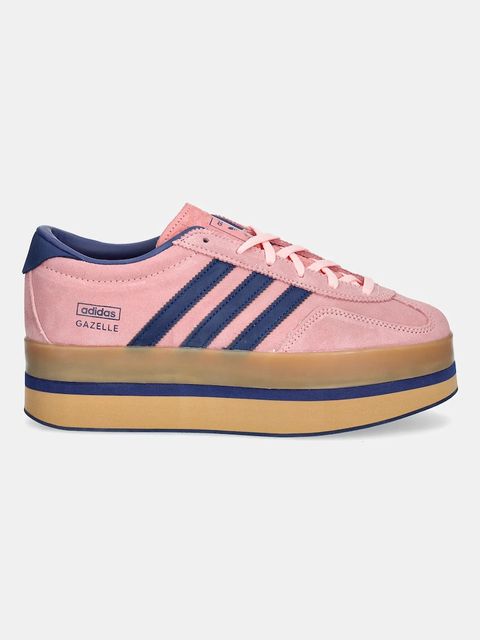 adidas Originals sneakersy zamszowe Gazelle Stack W damskie kolor różowy JS3926