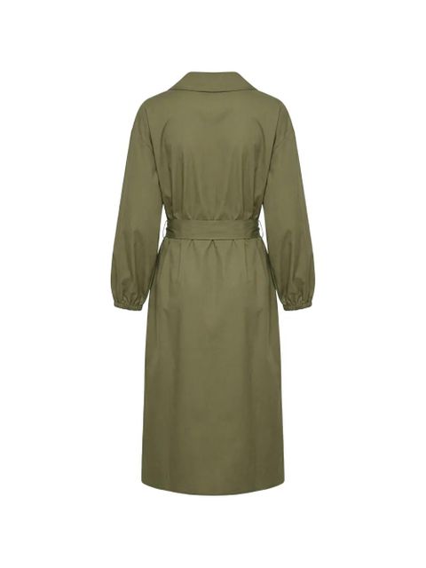 TWINSET belted buttoned midi dress - Green - zdjęcie produktu nr 2