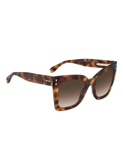 Isabel Marant Eyewear tortoiseshell square-frame sunglasses - Brown