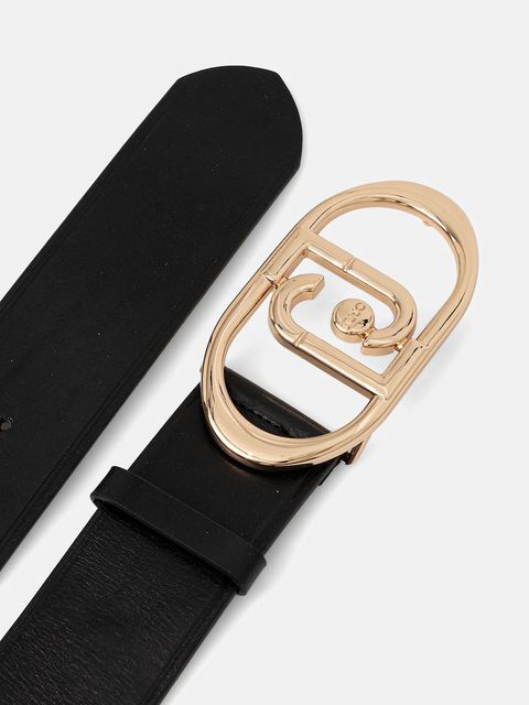 Liu Jo pasek skórzany damski kolor czarny AA6232 P0415 - zdjęcie produktu nr 2