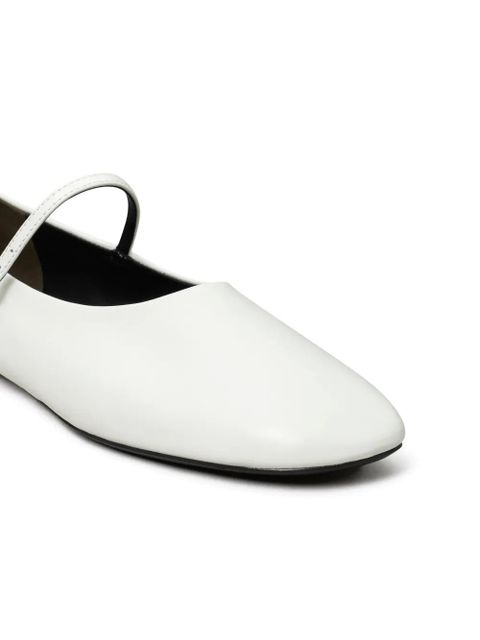 Tory Burch leather ballet flats - White