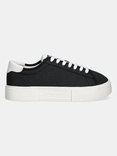 Tommy Jeans sneakersy FLATFORM CANVAS SNEAKER - zdjęcie produktu nr 2
