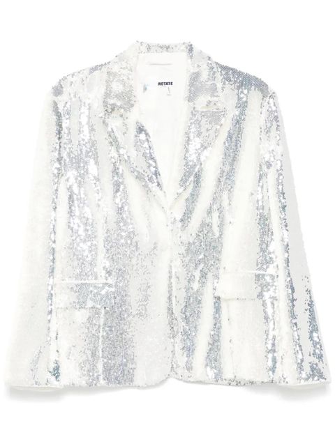 ROTATE BIRGER CHRISTENSEN sequins blazer - Silver - zdjęcie produktu nr 1