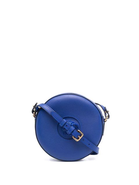 Versace La Medusa round camera bag - Blue - zdjęcie produktu nr 1