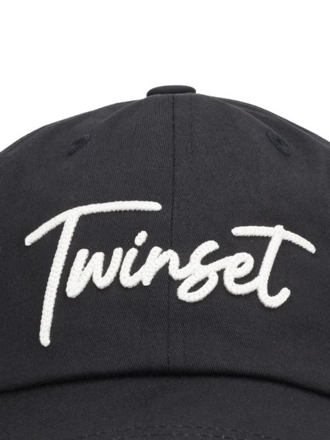 TWINSET logo-embroidery baseball cap - Black