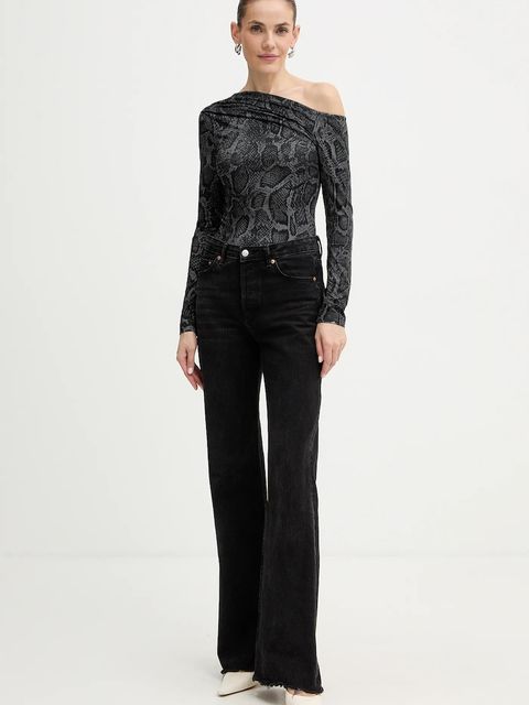 Guess longsleeve ANITA damski kolor szary W5BP08 K1492