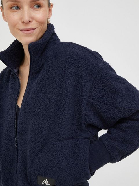 adidas bluza damska kolor granatowy