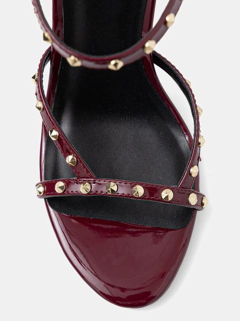 Just Cavalli sandały kolor fioletowy 79RA3S20ZSD52343