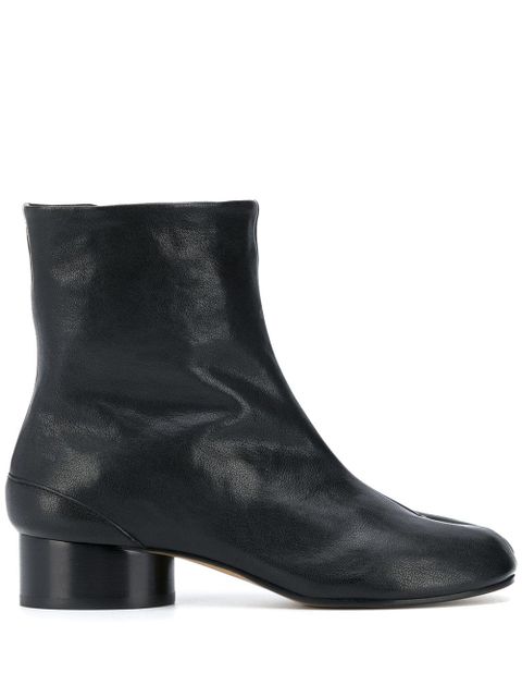 Maison Margiela Tabi 30mm leather ankle boots - Black - zdjęcie produktu nr 1