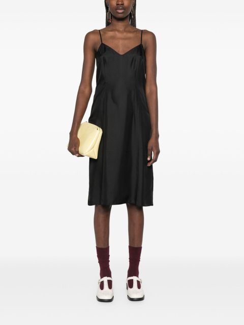 Prada silk midi dress - Black - zdjęcie produktu nr 2