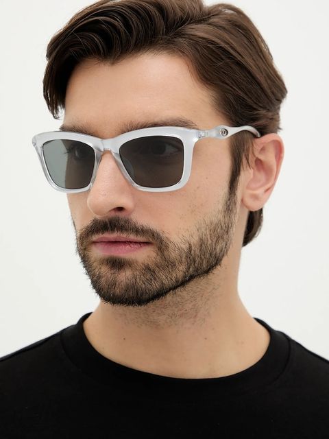 Diesel okulary przeciwsłoneczne kolor szary 0DL3008U