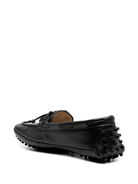 Le Monde Beryl leather boat shoes - Black - zdjęcie produktu nr 2