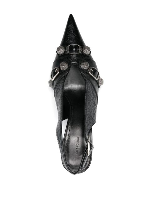 Balenciaga Cagole 70mm slingback pumps - Black