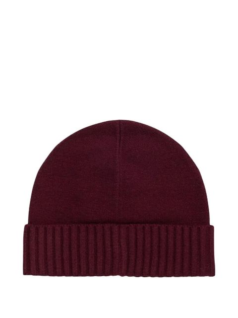 Lauren Ralph Lauren ribbed button beanie hat - Red - zdjęcie produktu nr 2