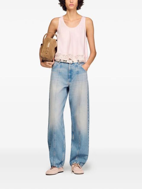 SANDRO wide leg jeans - Blue - zdjęcie produktu nr 2